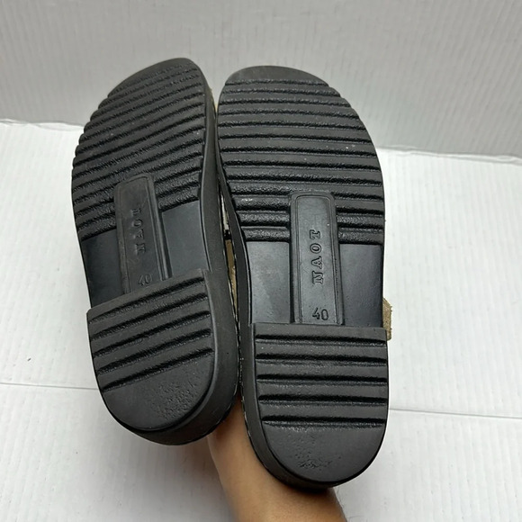 Naot leather Sandals sz 40 - Picture 5 of 6